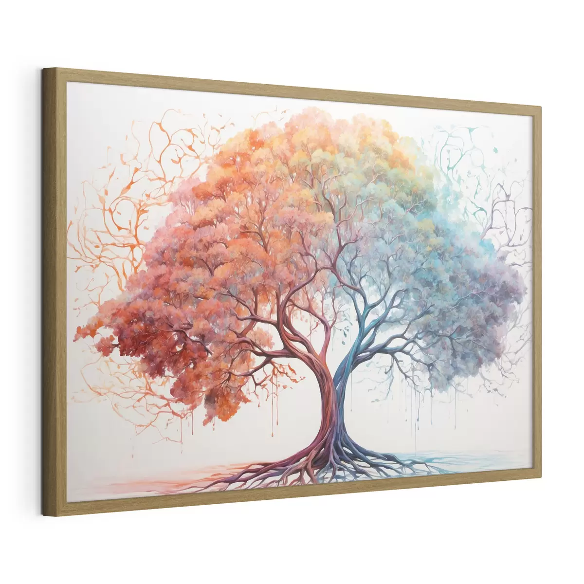 Poster Árbol arcoíris f36444
