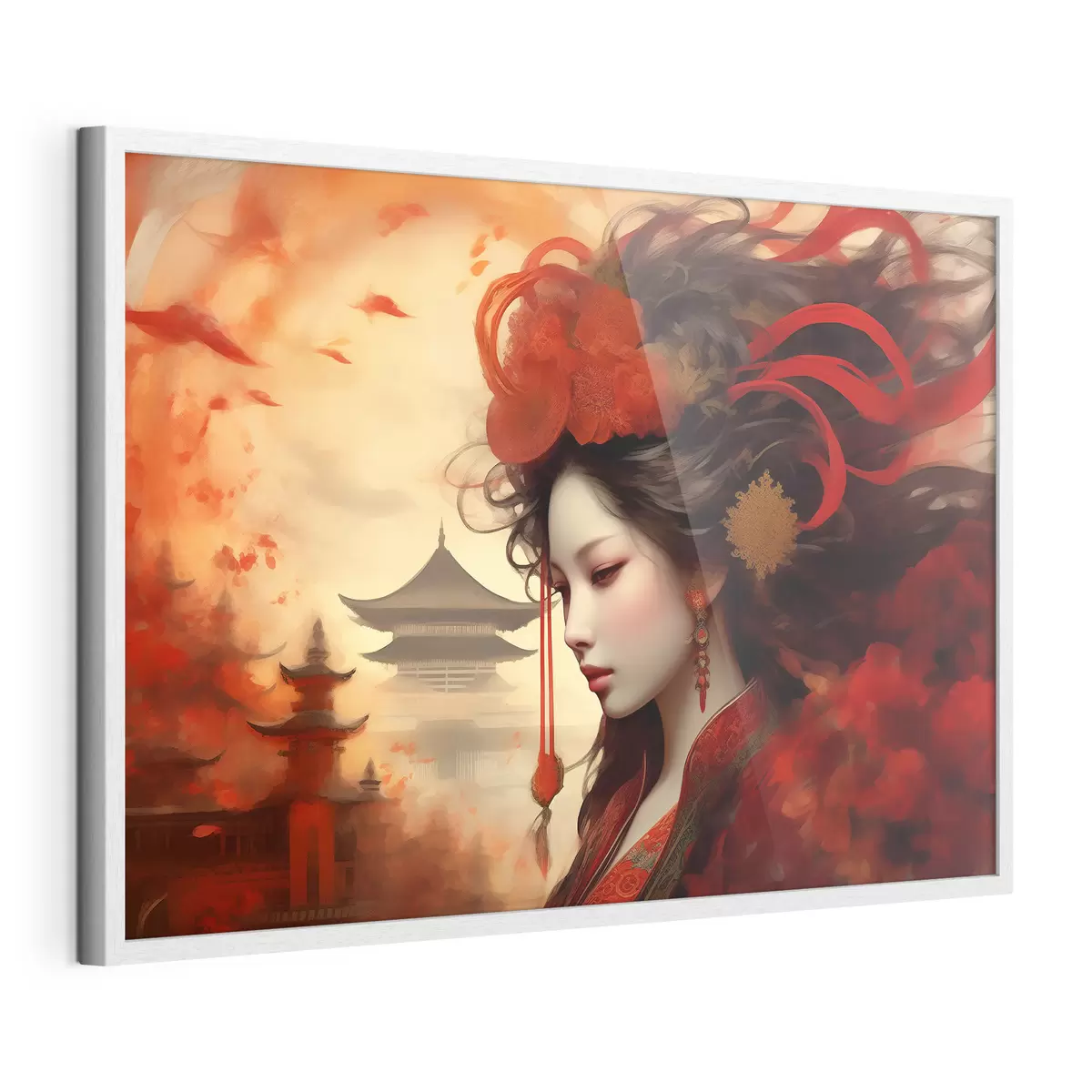 Poster Belleza elegante en un paisaje vibrante f36808