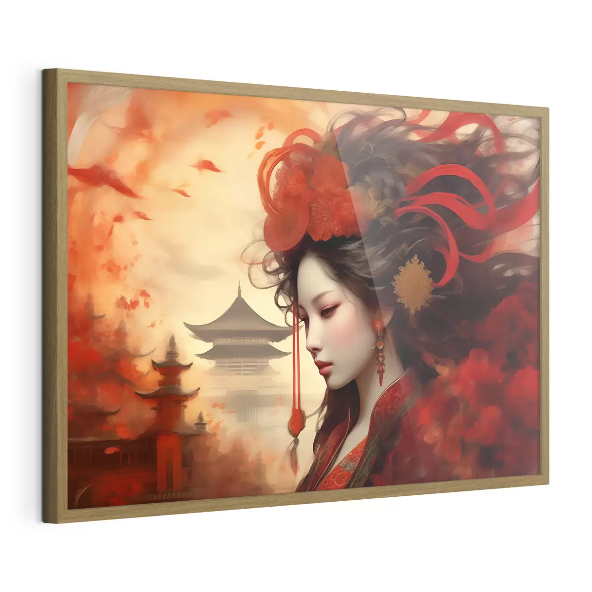 Poster Belleza elegante en un paisaje vibrante f36808