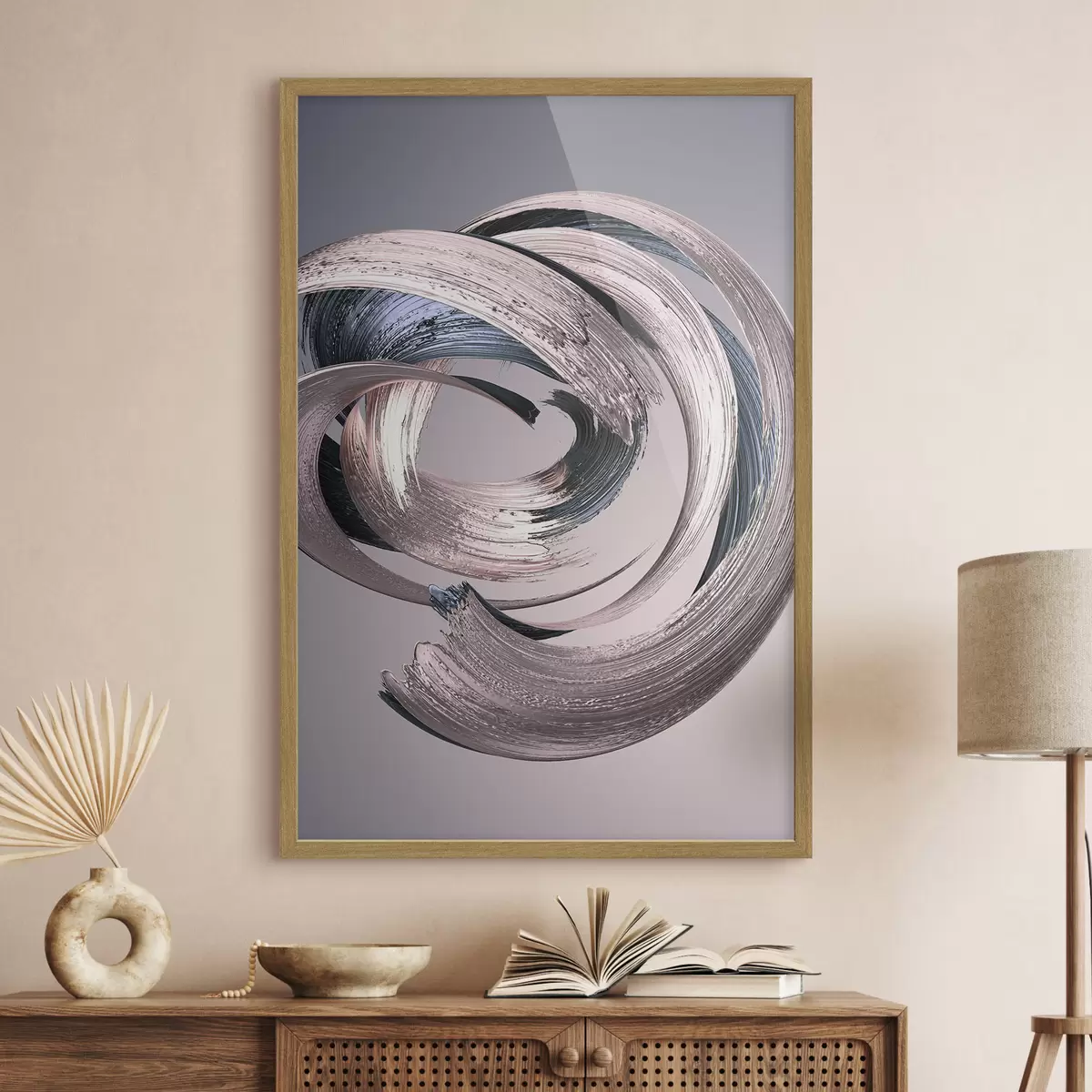 Poster Diseño abstracto elegante y fluido f01160