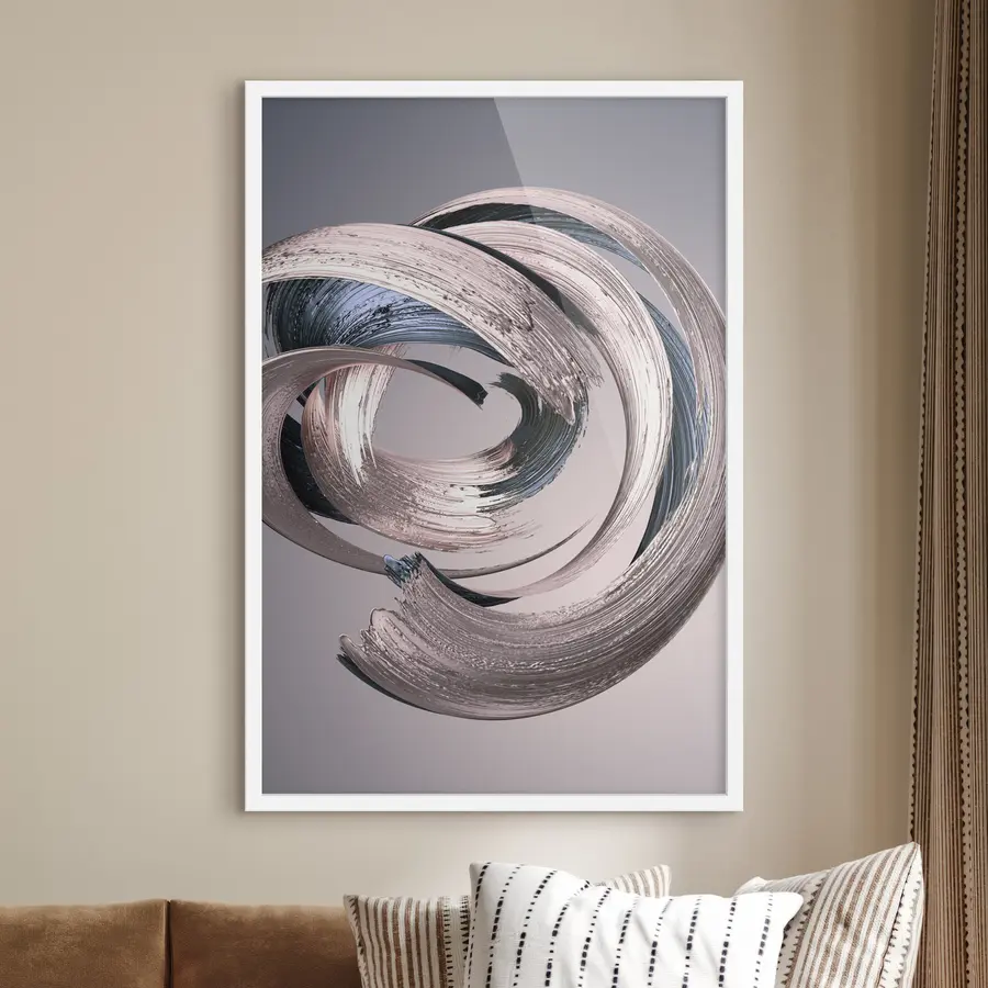 murales de pared Diseño abstracto elegante y fluido f01160