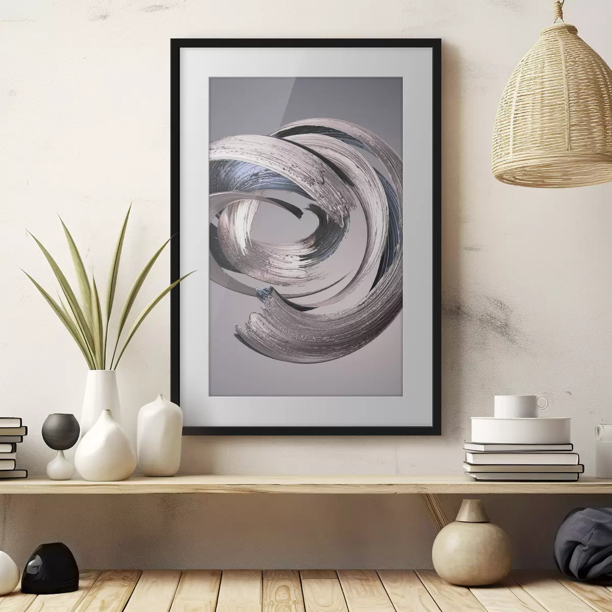 Poster Diseño abstracto elegante y fluido f01160