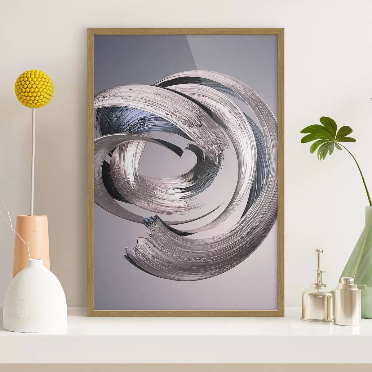 Poster Diseño abstracto elegante y fluido f01160