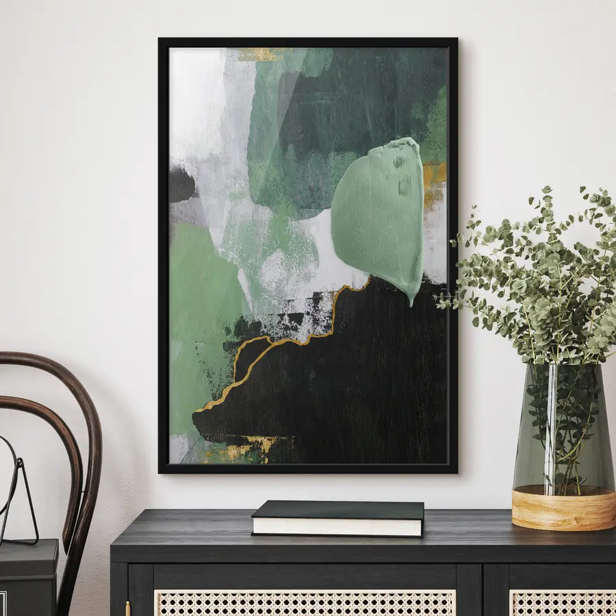 murales de pared Capas abstractas de colores mezclados f03883