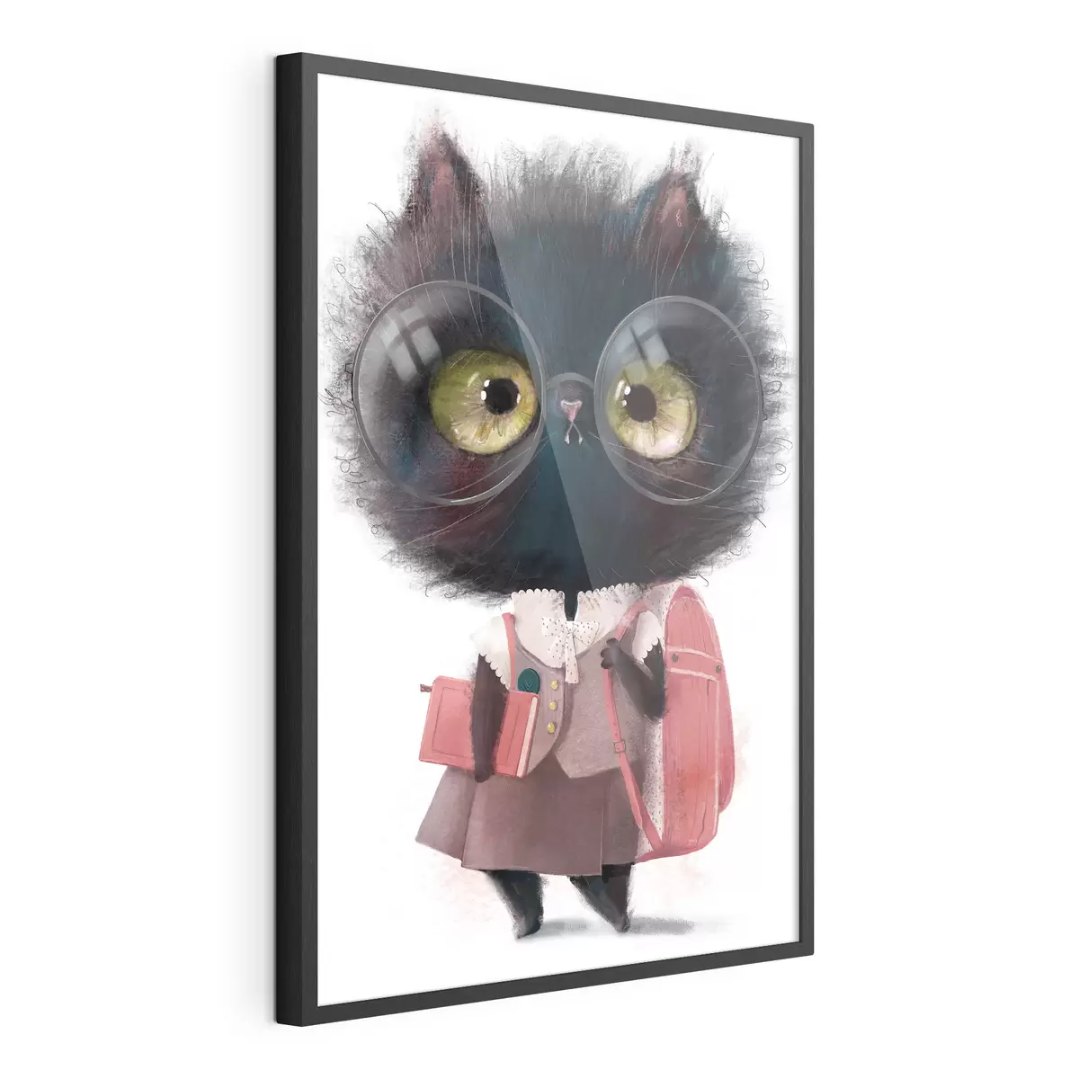 Poster El gato va a la escuela f34994