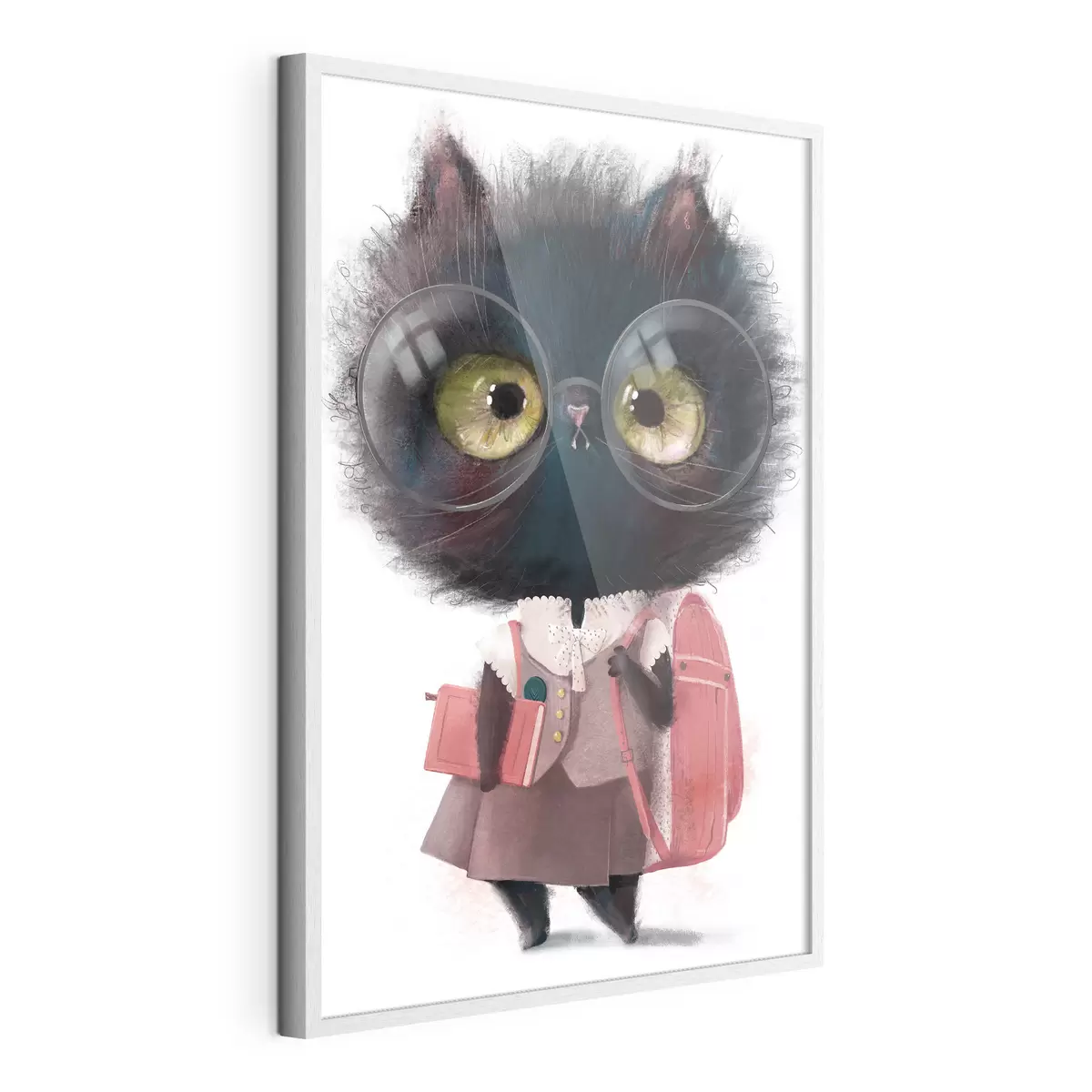 Poster El gato va a la escuela f34994