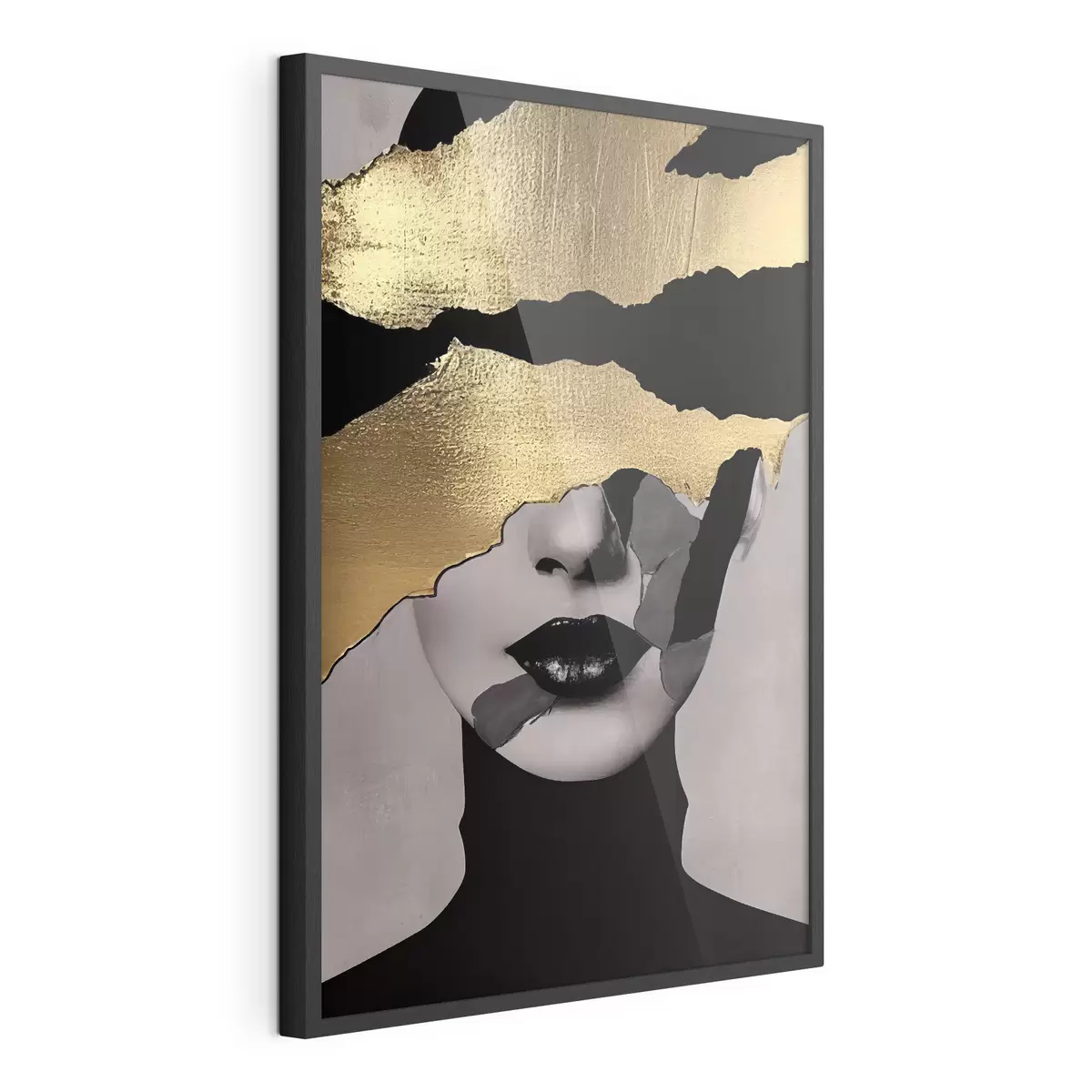 Poster Belleza en capas con contrastes llamativos f35520