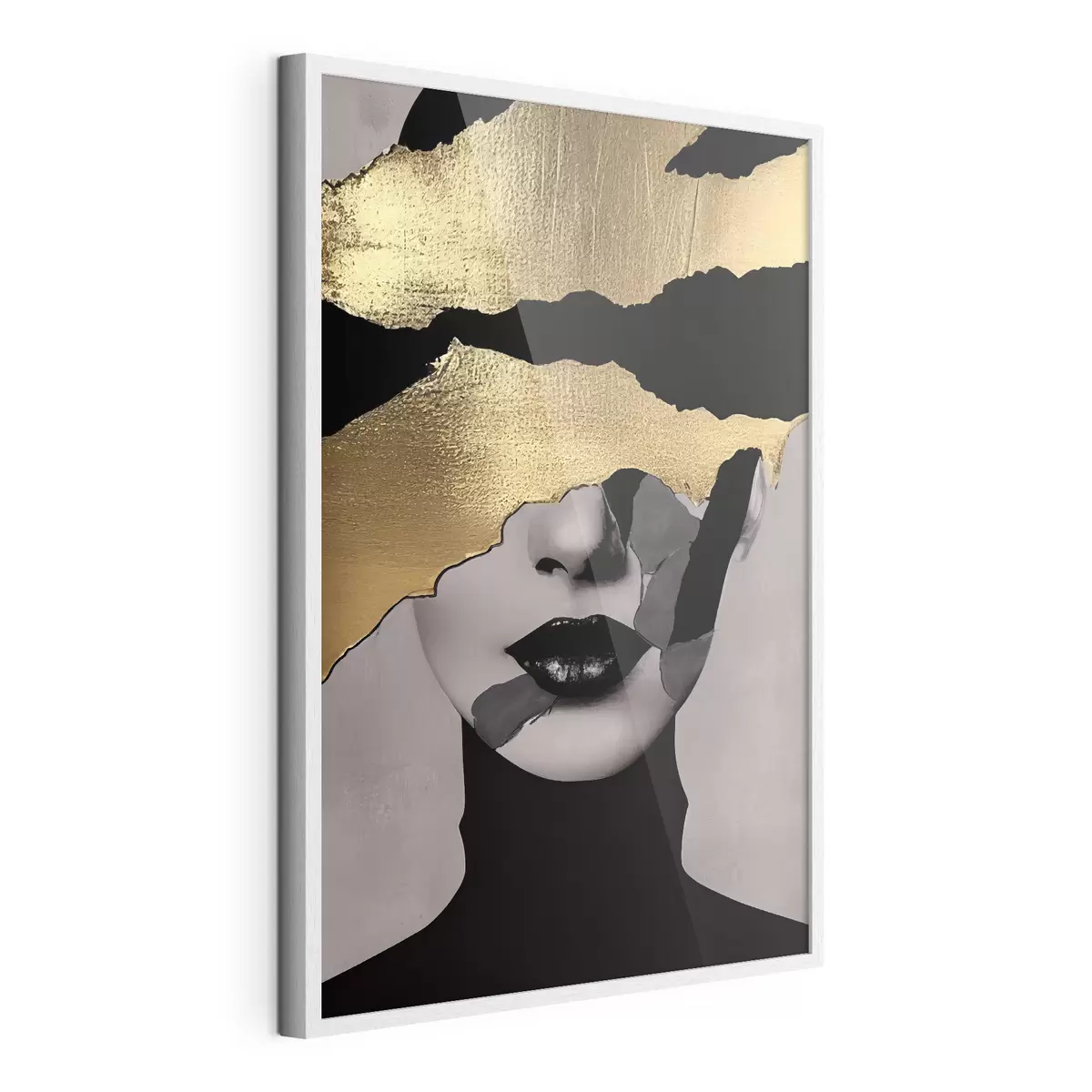 Poster Belleza en capas con contrastes llamativos f35520