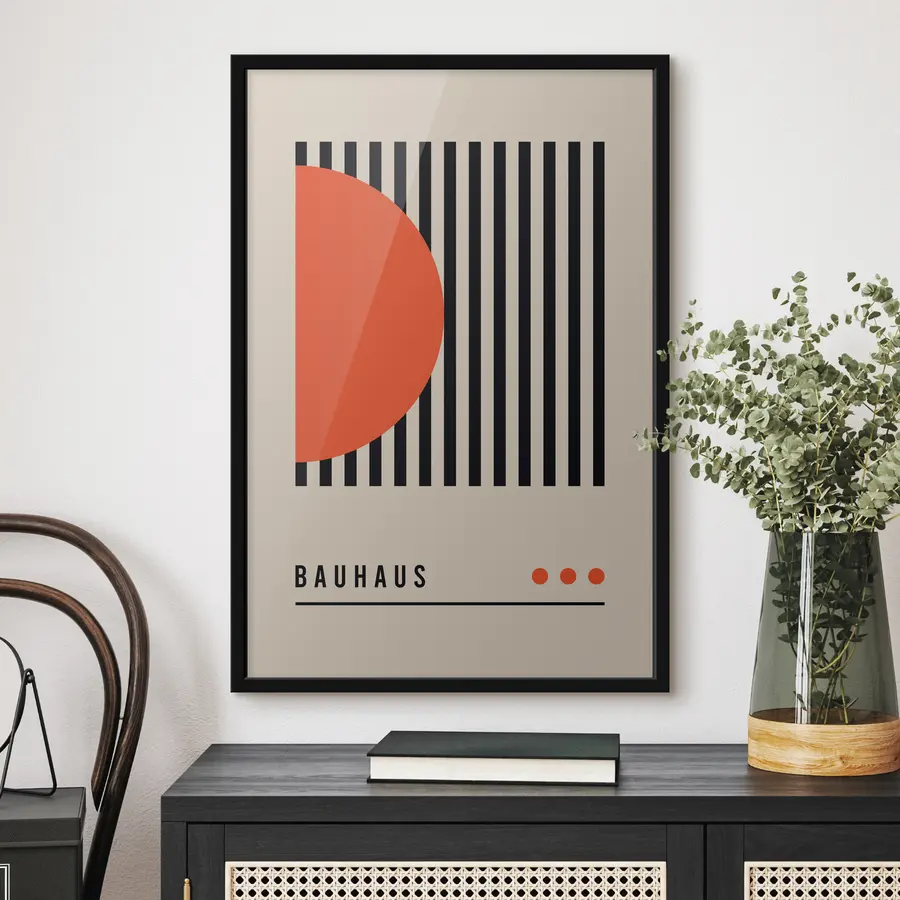 murales de pared Formas y líneas atrevidas convergen con belleza f36152