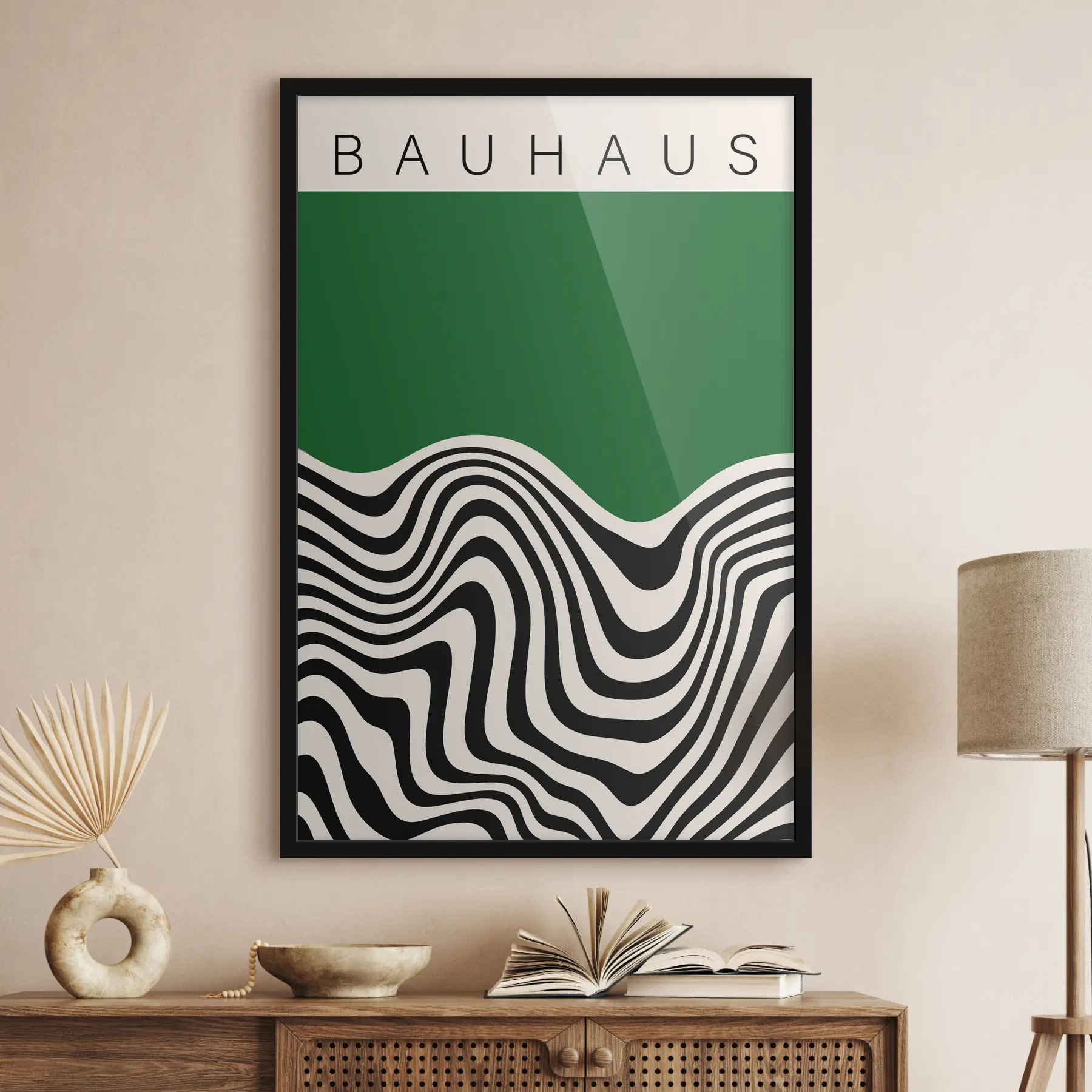 murales de pared Diseño moderno con motivos rítmicos f36213