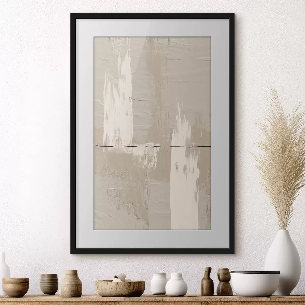 Poster Una sola línea oscura f36304