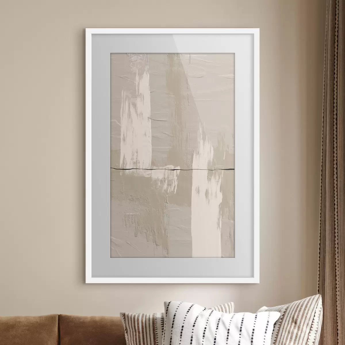 Poster Una sola línea oscura f36304