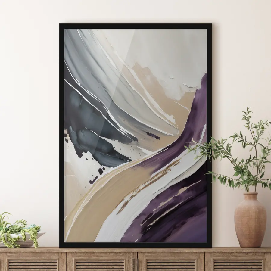 murales de pared Colores fluidos en patrones armoniosos f36504