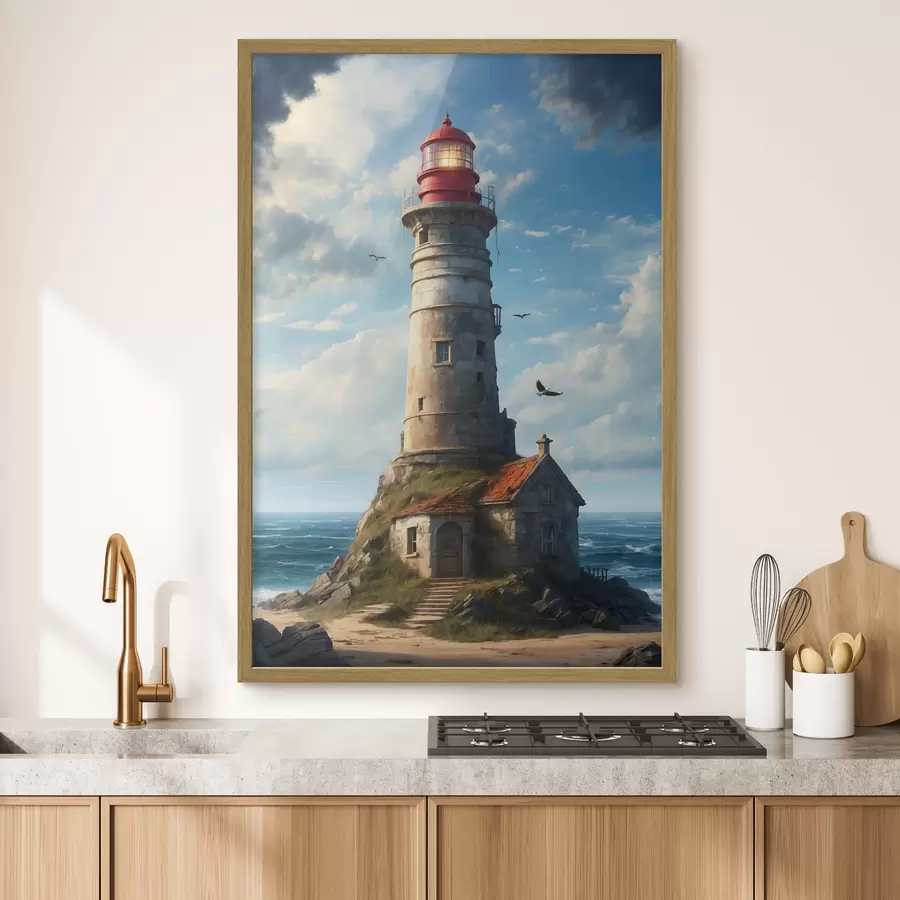 murales de pared Faro del regreso f36448