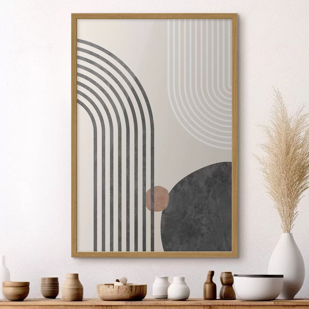 Poster Arcos en contraste f36493