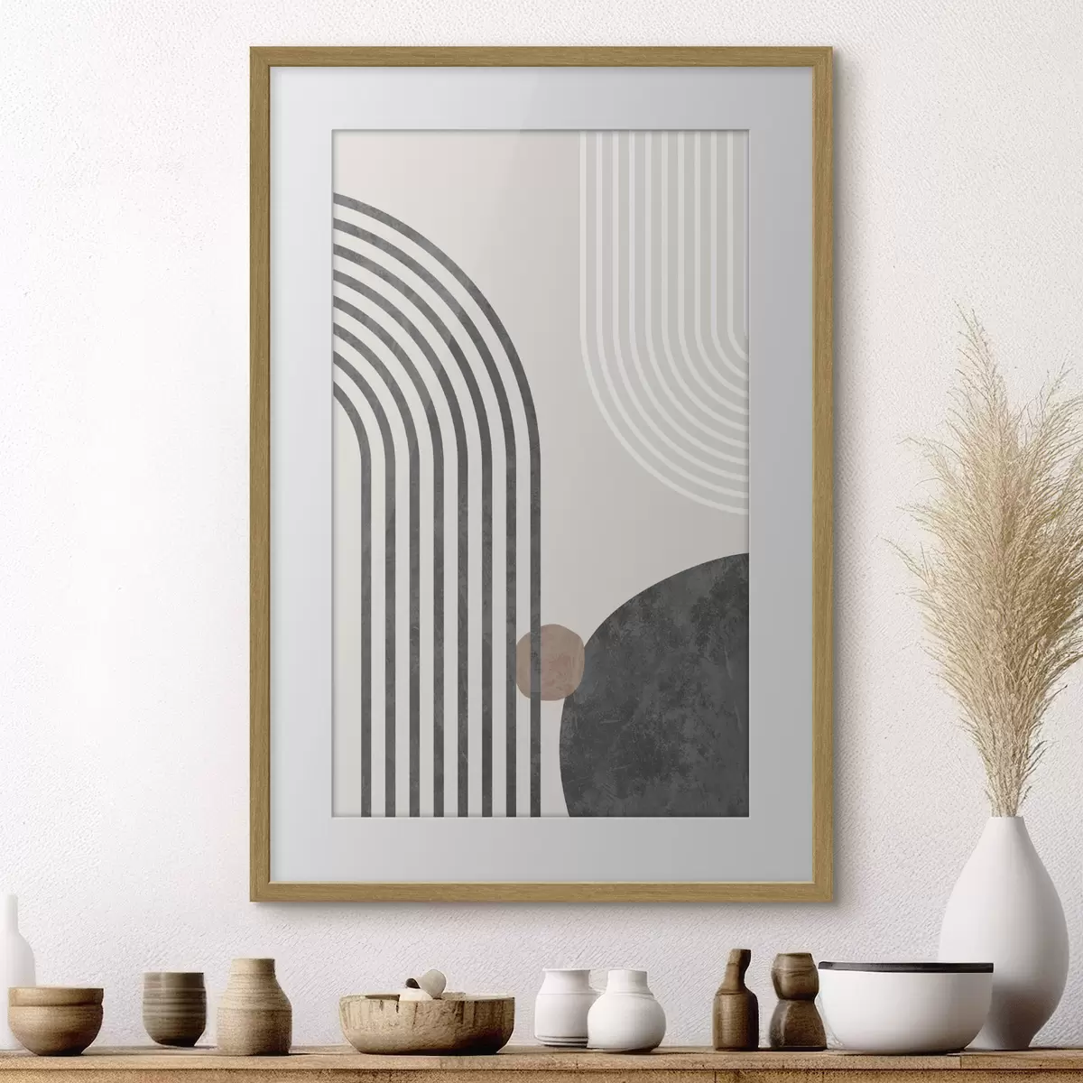 Poster Arcos en contraste f36493