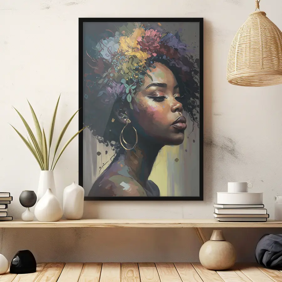 murales de pared Belleza en flor y serenidad f36577