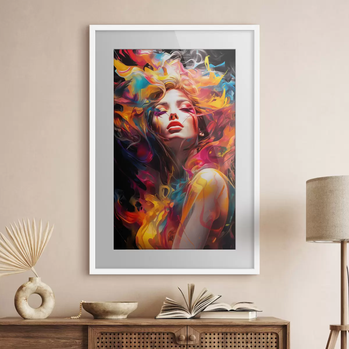 Poster Todos mis colores f36677
