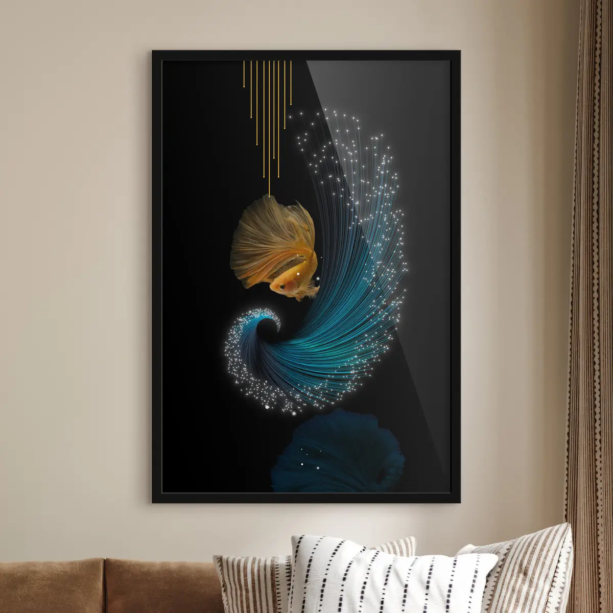 Poster Armoniosa danza de luz y color f02874