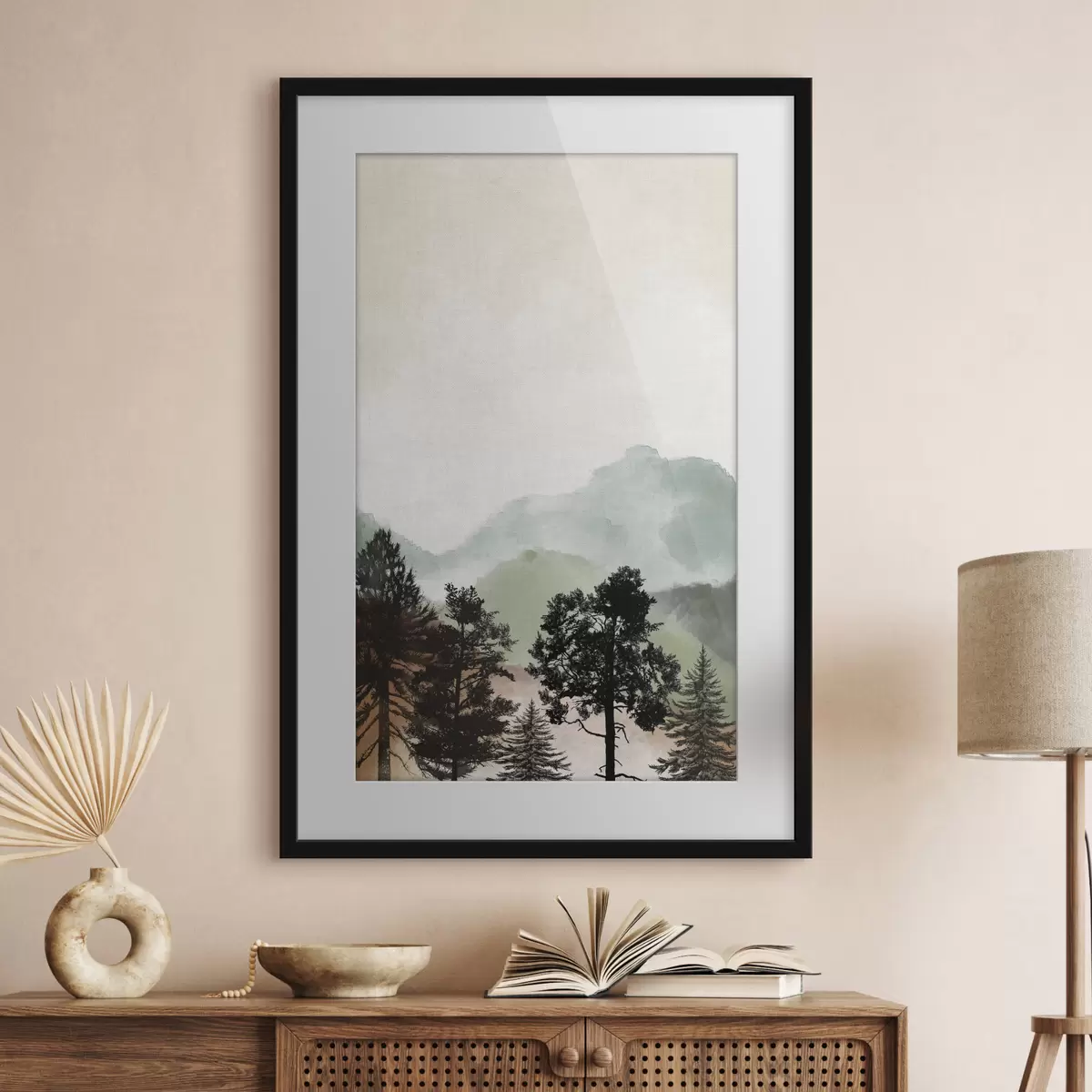 Poster Árboles en la ladera f36603