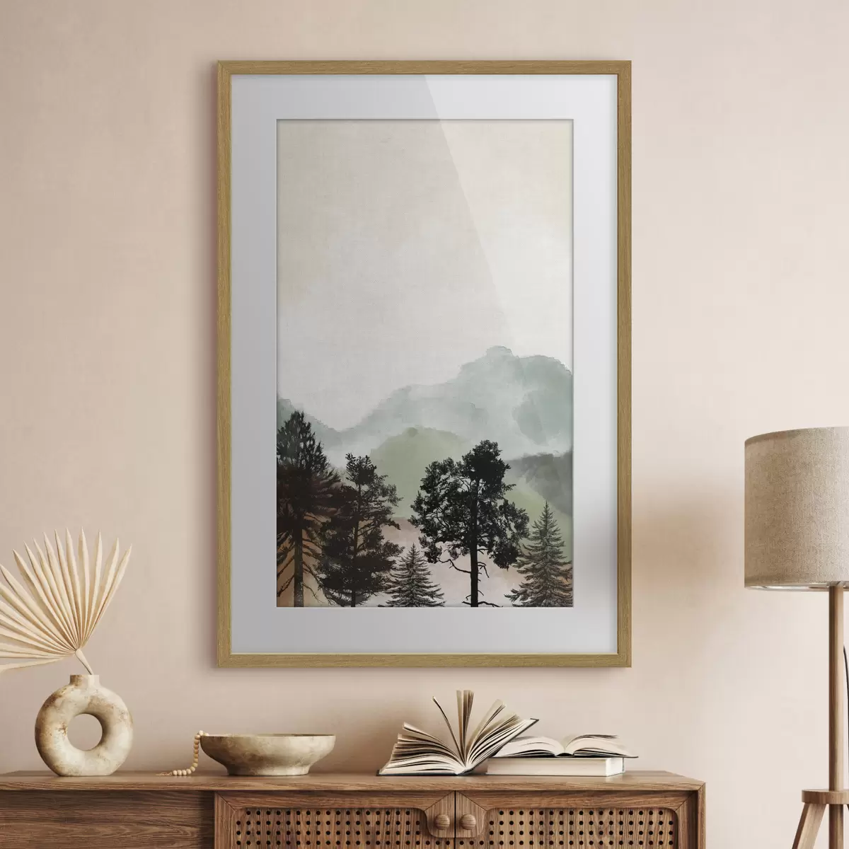 Poster Árboles en la ladera f36603