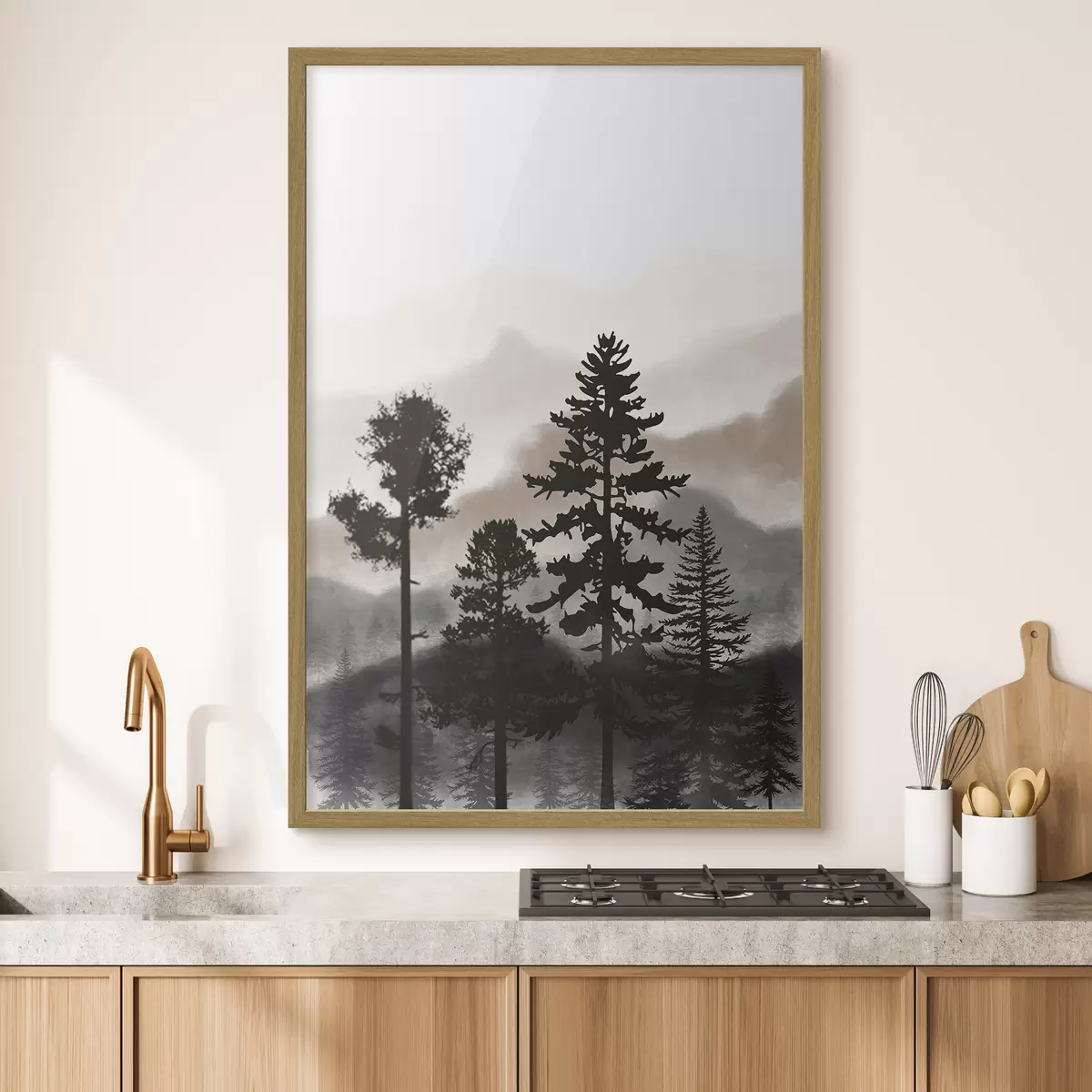 Poster Cumbres monocromas f36605v1
