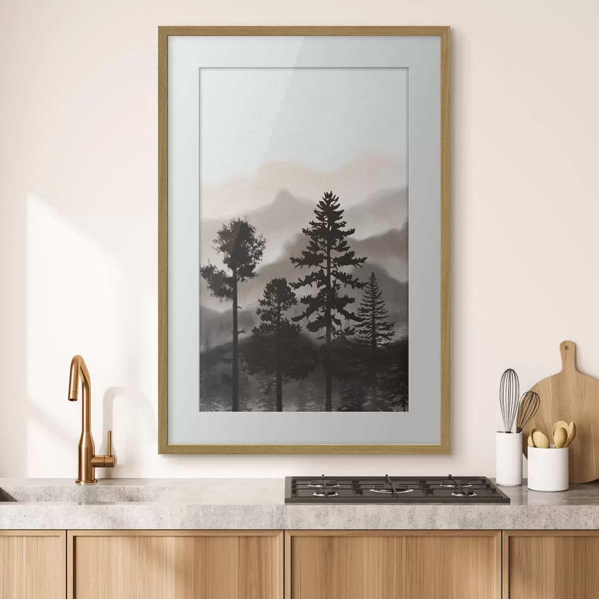 Poster Cumbres monocromas f36605v1