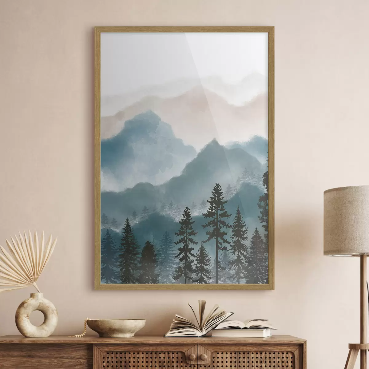 Poster Silencio del color montano f36607