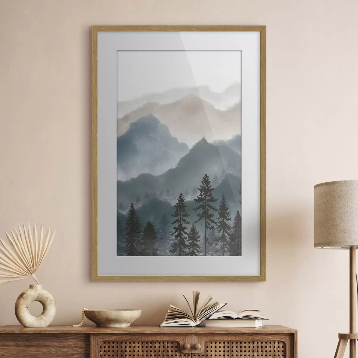 Poster Silencio del color montano f36607