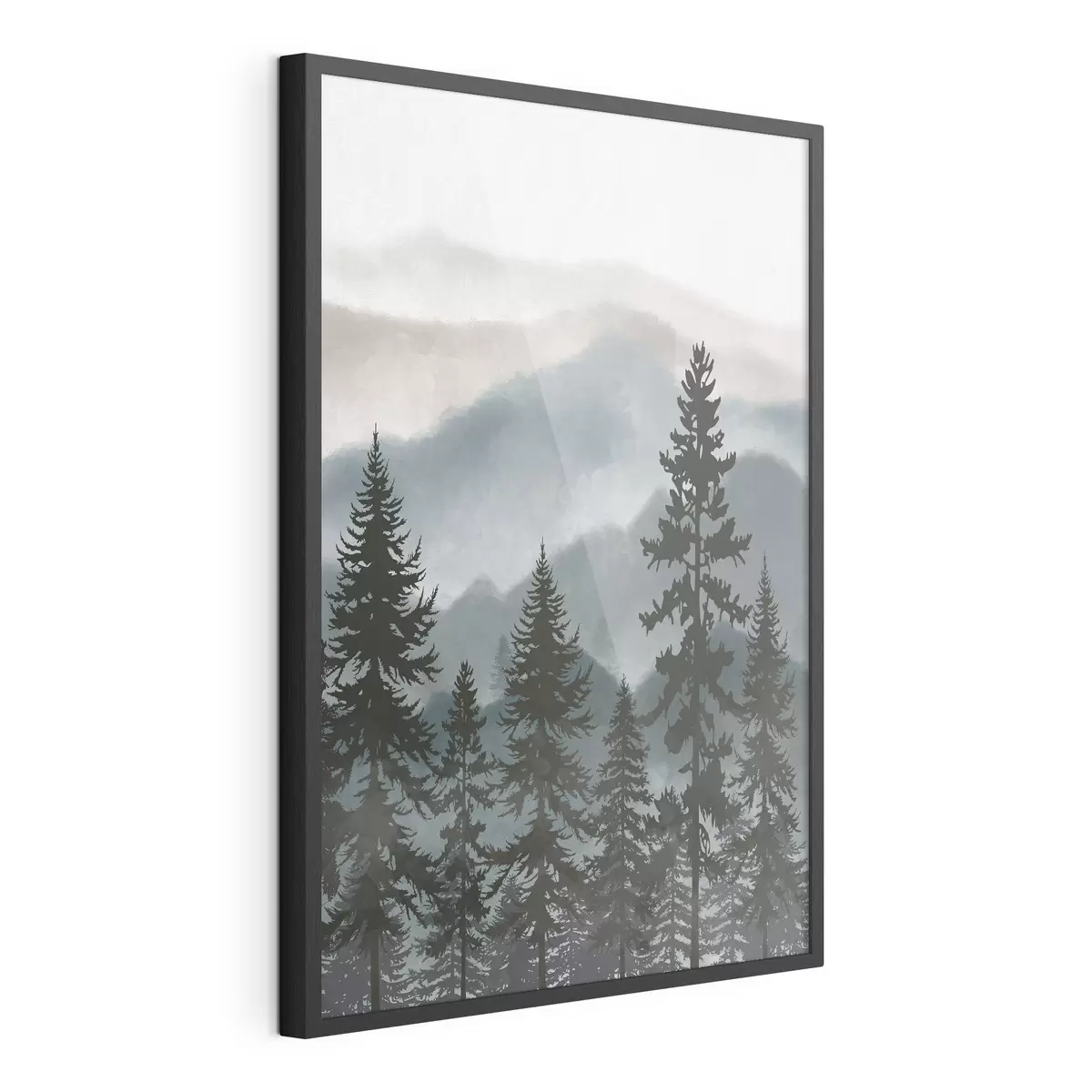 Poster Montes azules, bosque quieto f37017