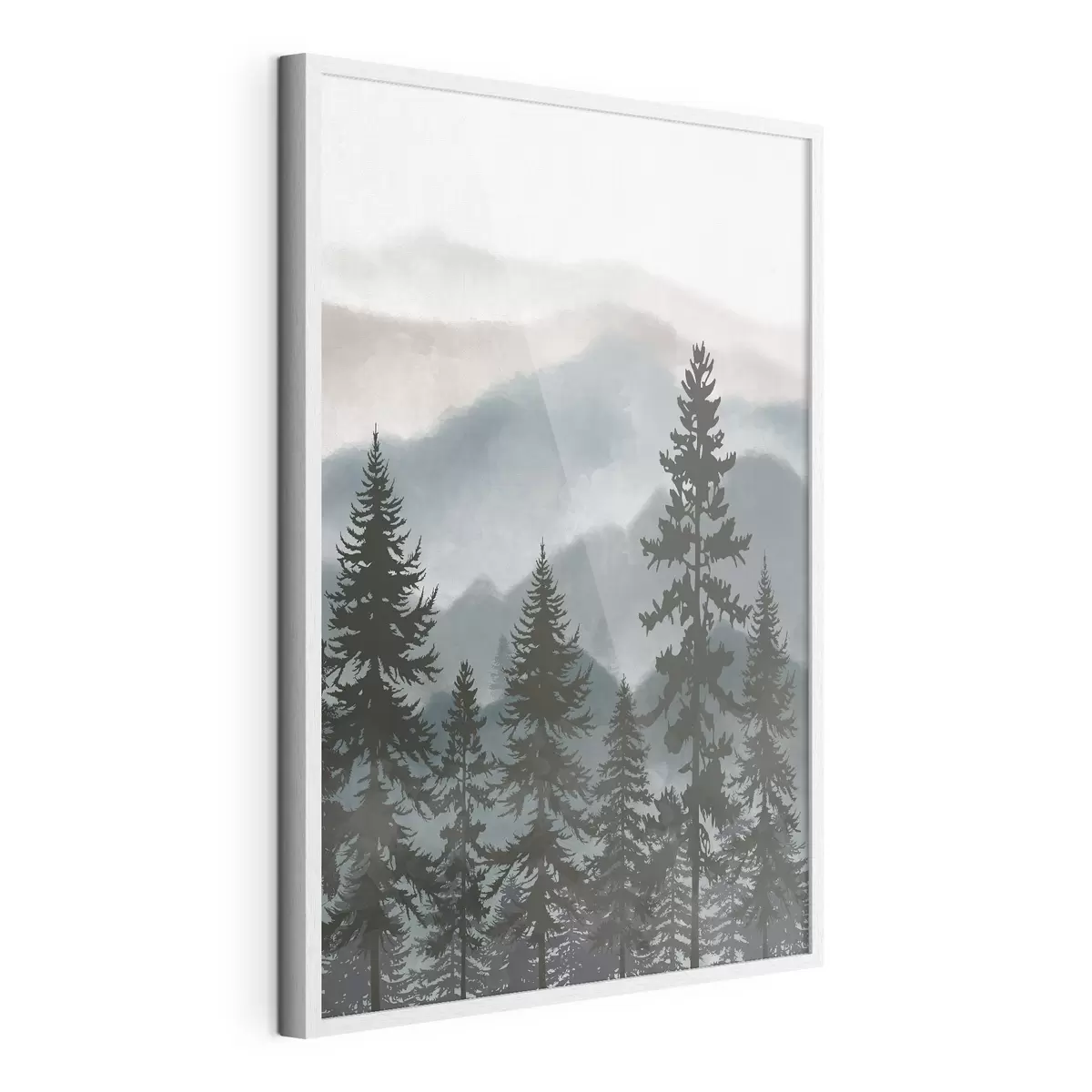 Poster Montes azules, bosque quieto f37017