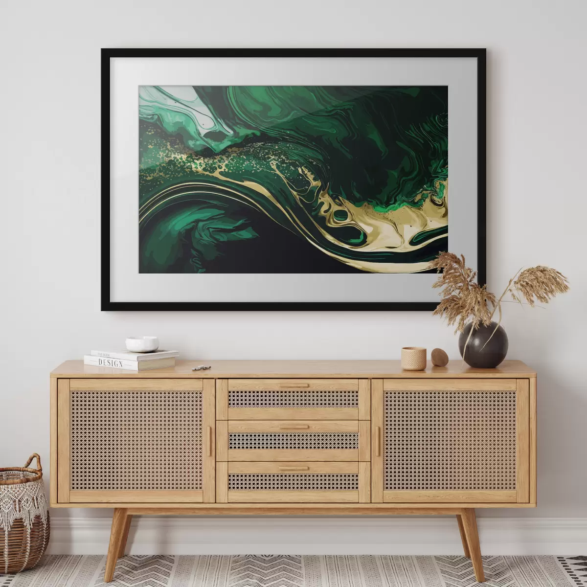 Poster Reflejos verdes f35444
