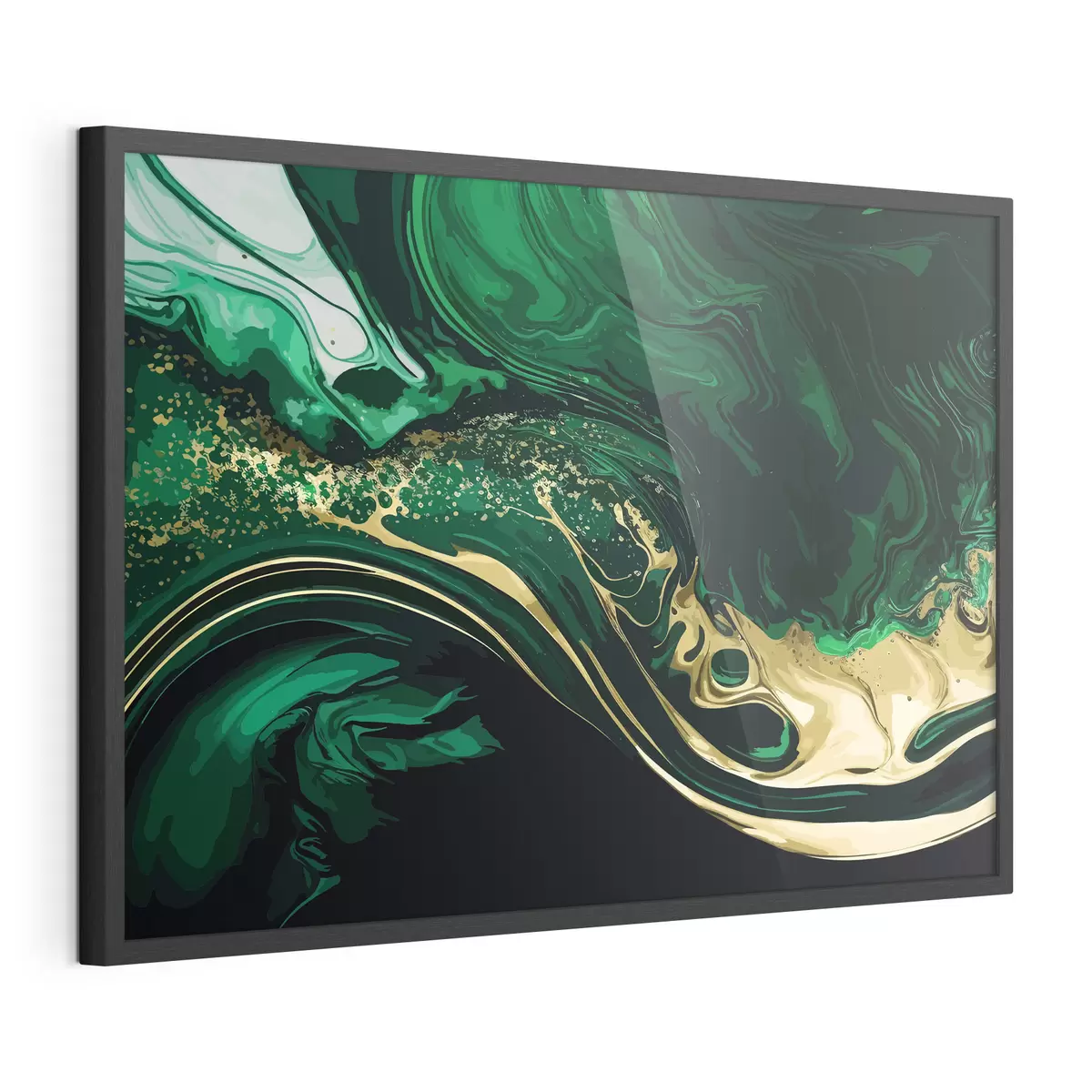 Poster Reflejos verdes f35444
