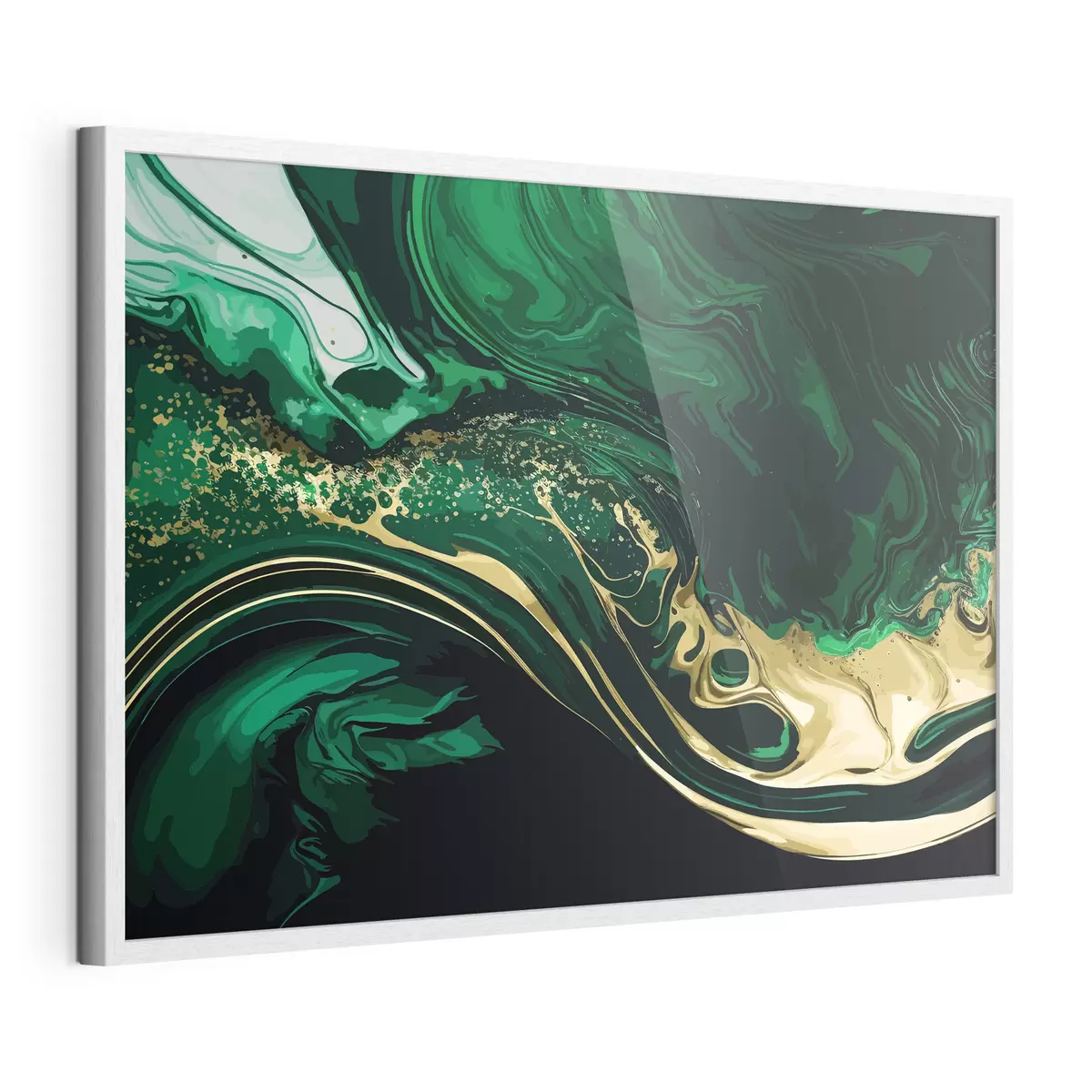 Poster Reflejos verdes f35444