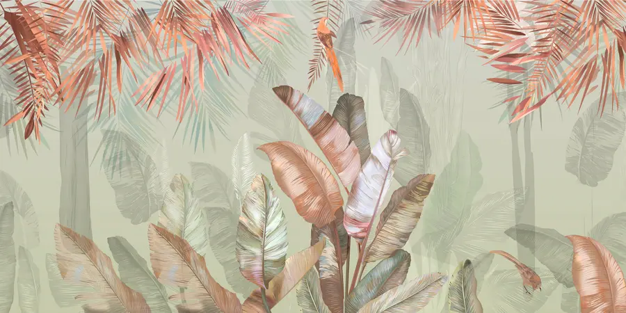 murales de pared Trópicos y aves de corral u50468v1d2
