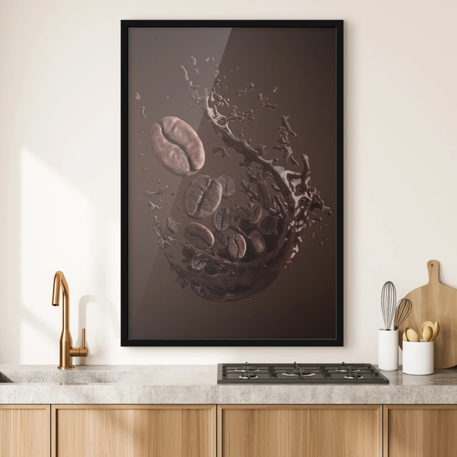 murales de pared Los granos de café causan sensación f37176