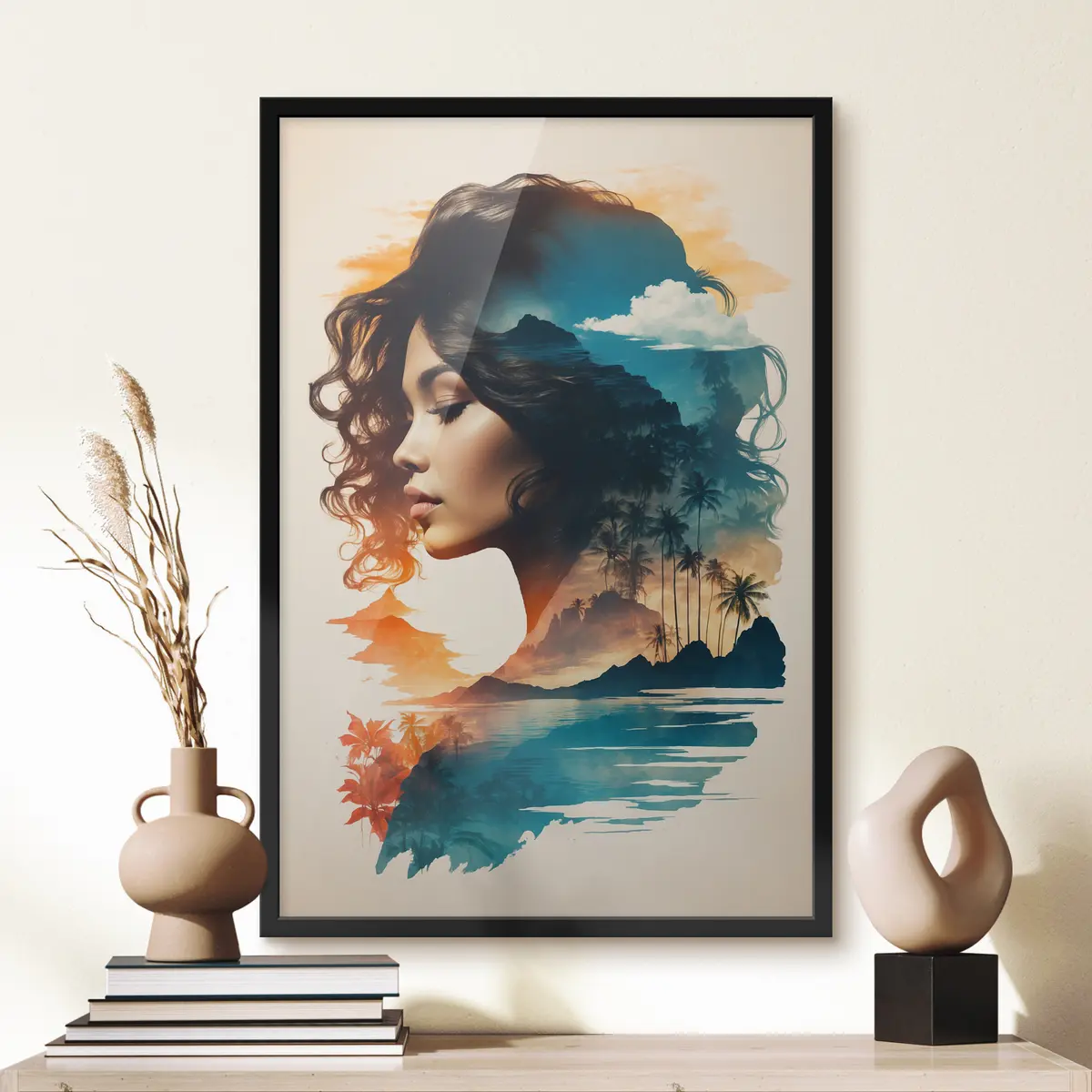 Poster La belleza de la naturaleza en un retrato f37118