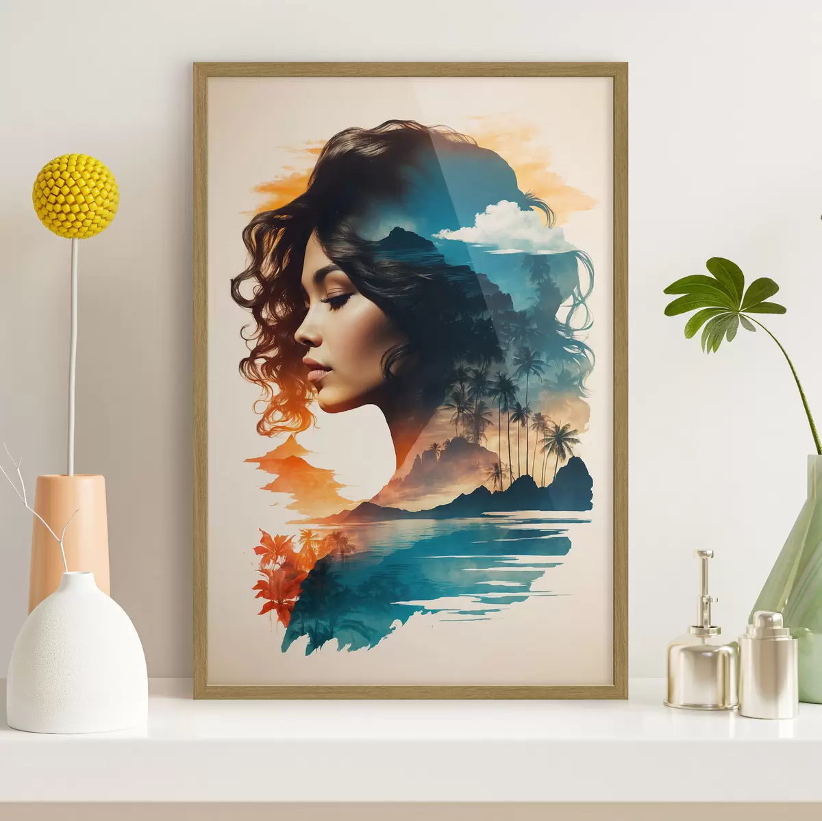 Poster La belleza de la naturaleza en un retrato f37118