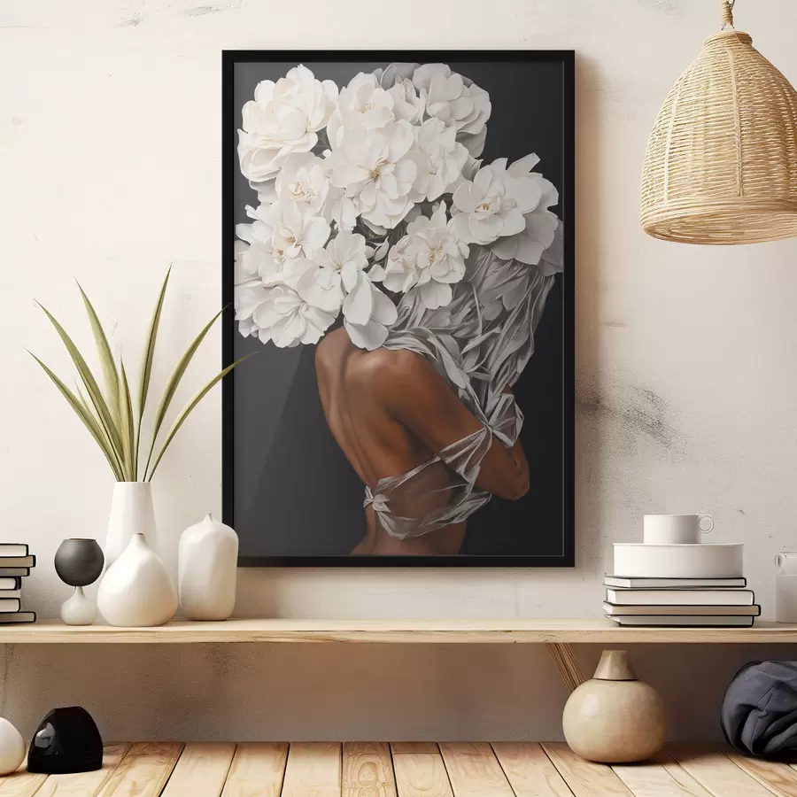 murales de pared Elegancia en el suave abrazo de la naturaleza f37163