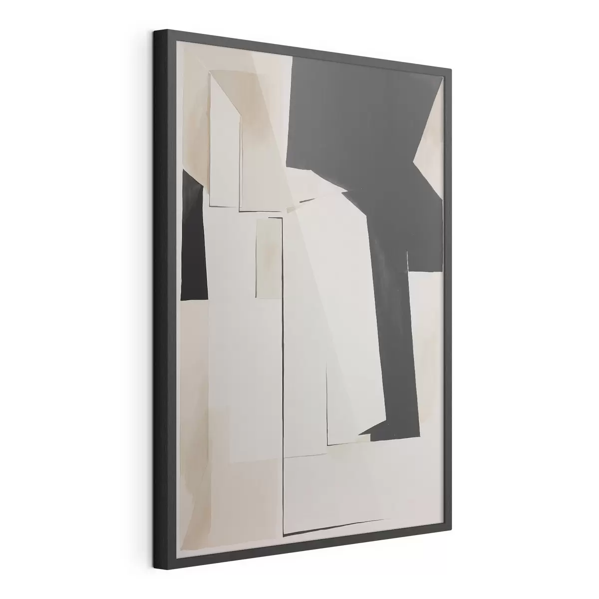 Poster Formas abstractas en tonos apagados f37169