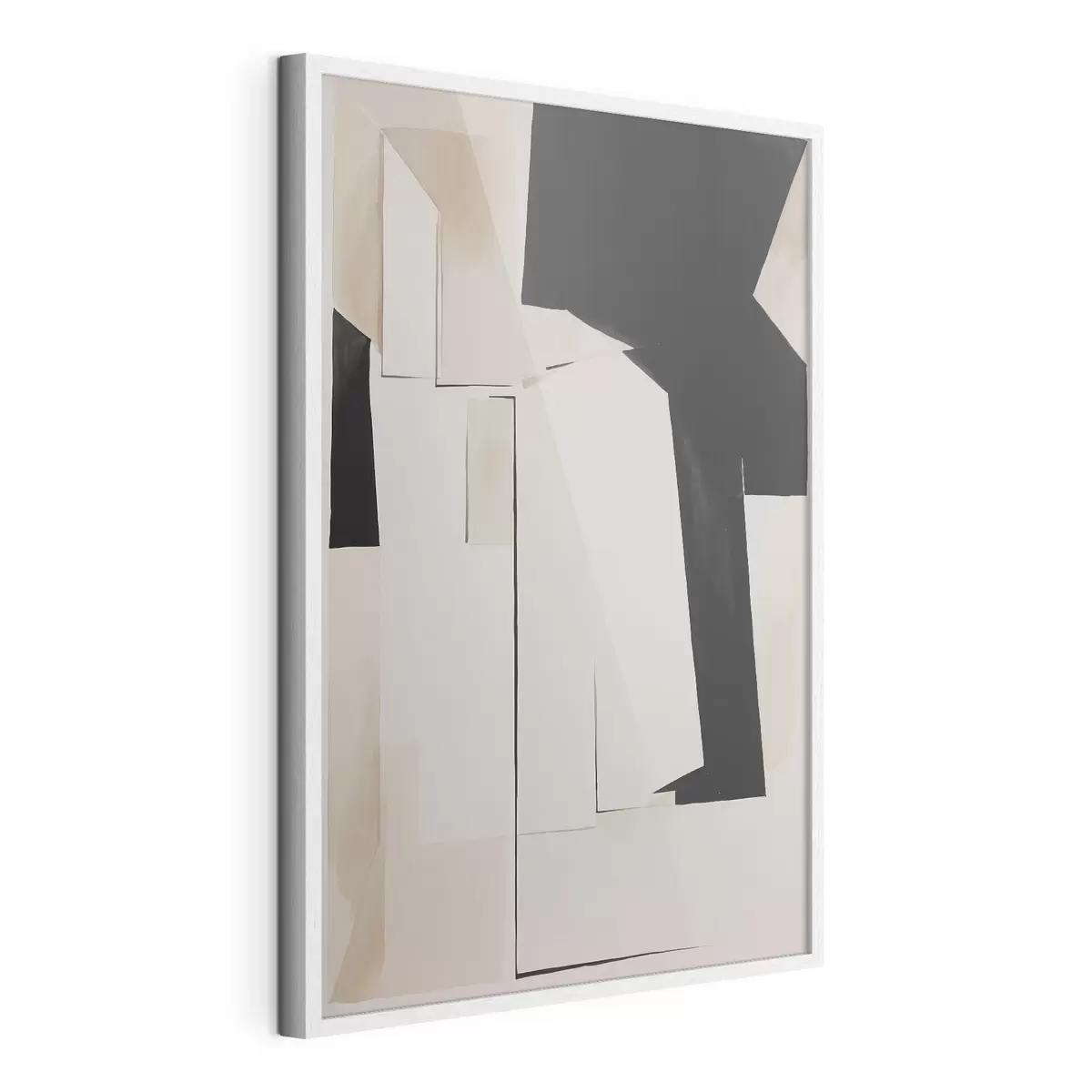 Poster Formas abstractas en tonos apagados f37169