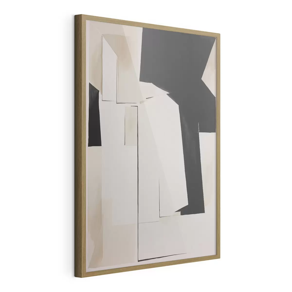 Poster Formas abstractas en tonos apagados f37169