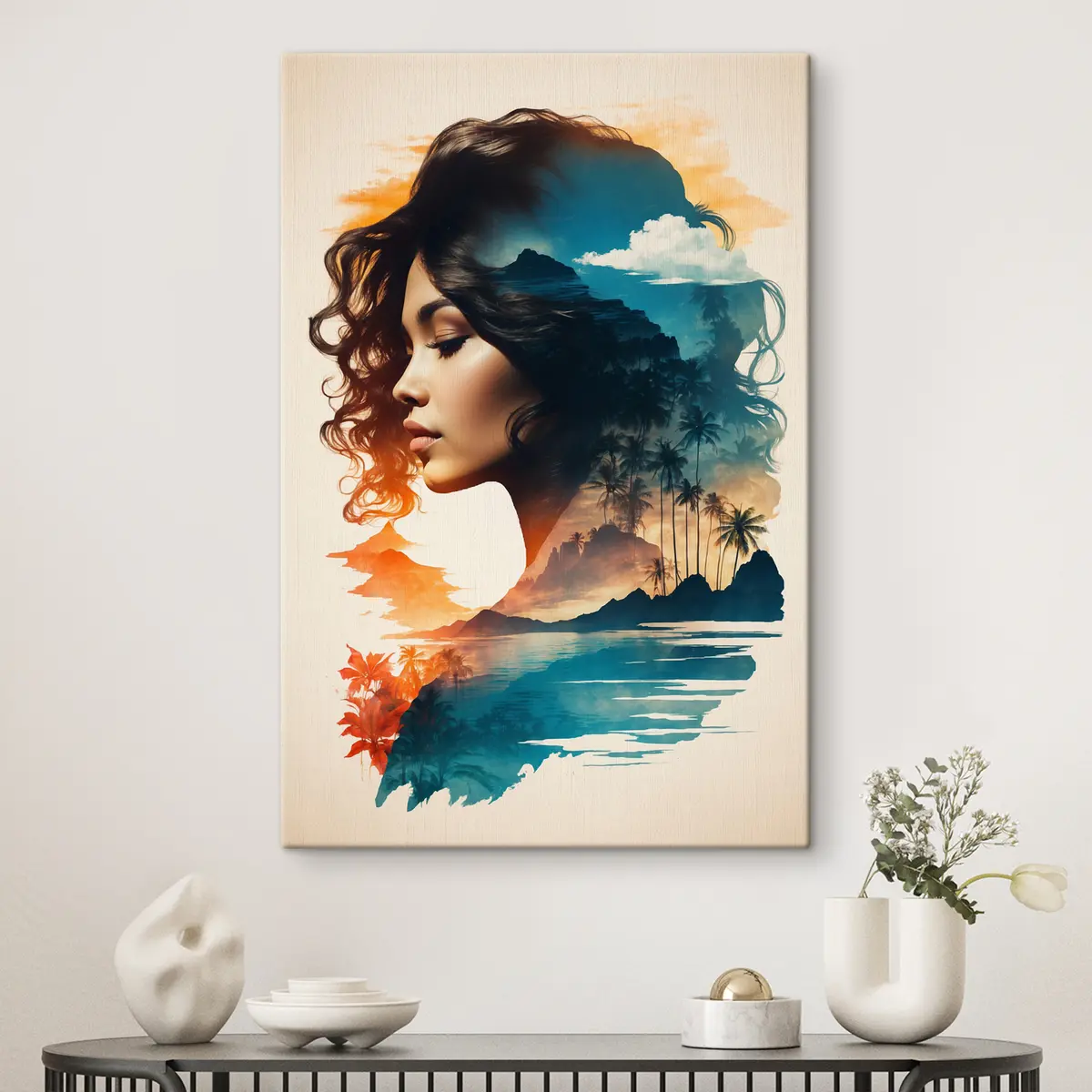 murales de pared La belleza de la naturaleza en un alma reflexiva s37118