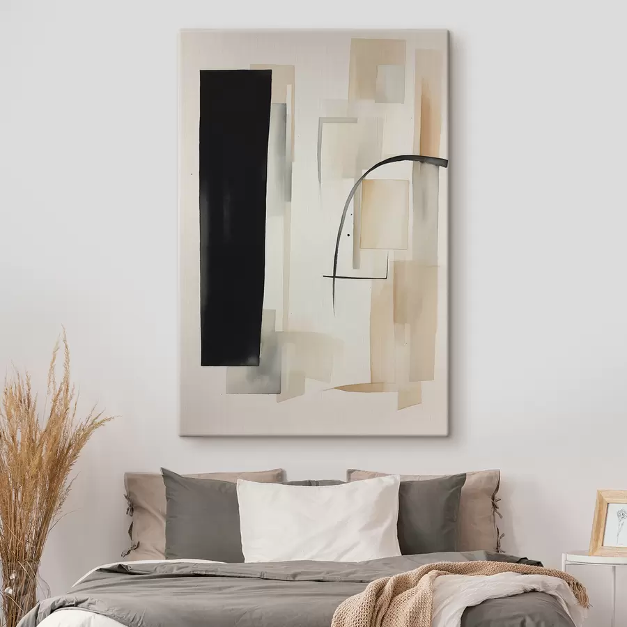 murales de pared Formas abstractas en tonos suaves s37170