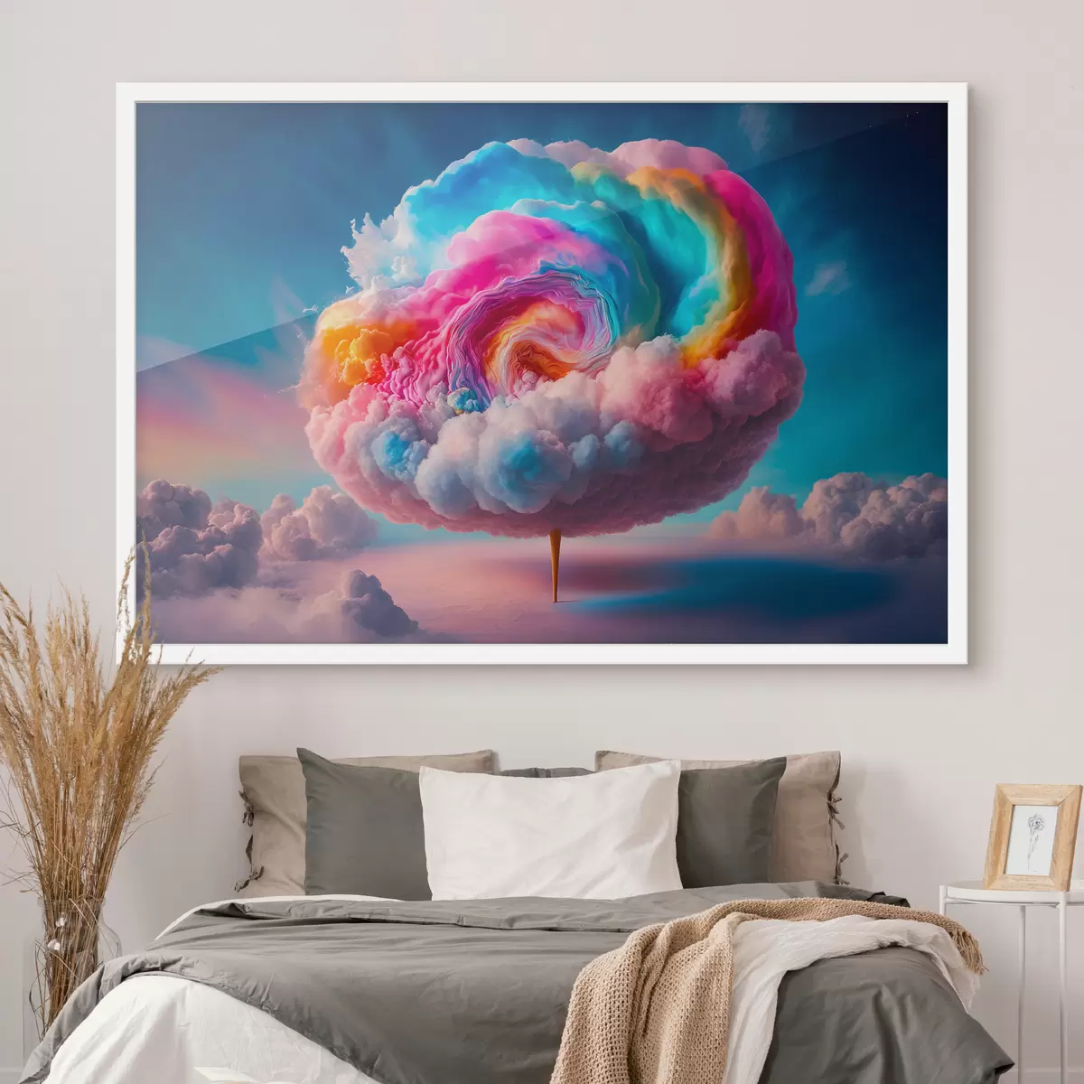 Poster Nubes vibrantes se arremolinan en el cielo. f36698