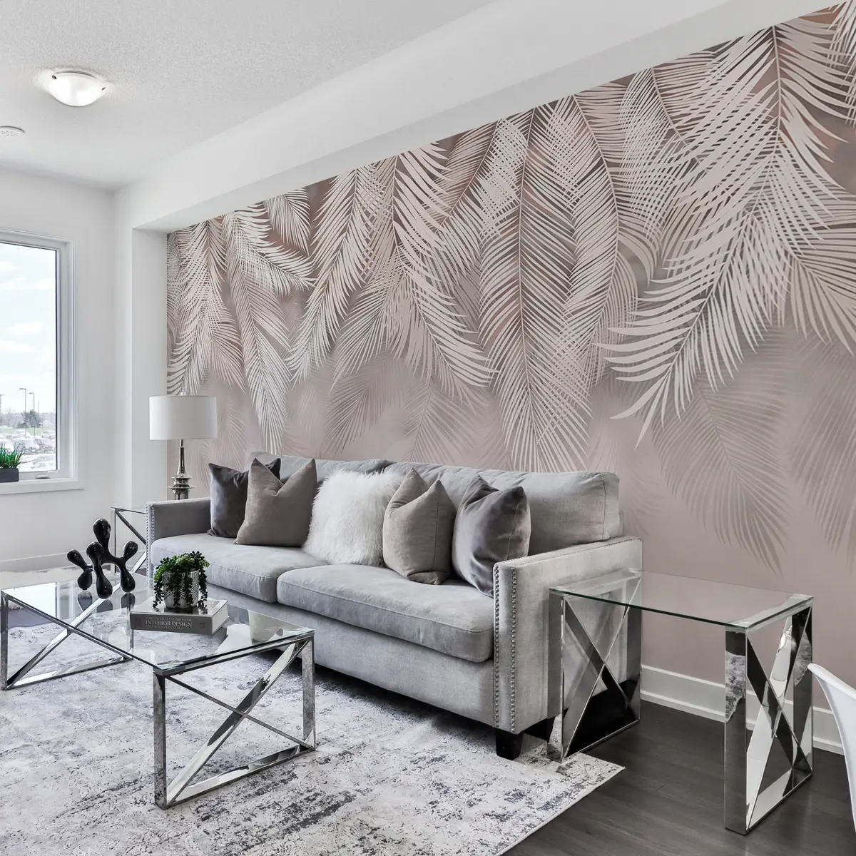 murales de pared Delicadas hojas caídas u48556v5d2