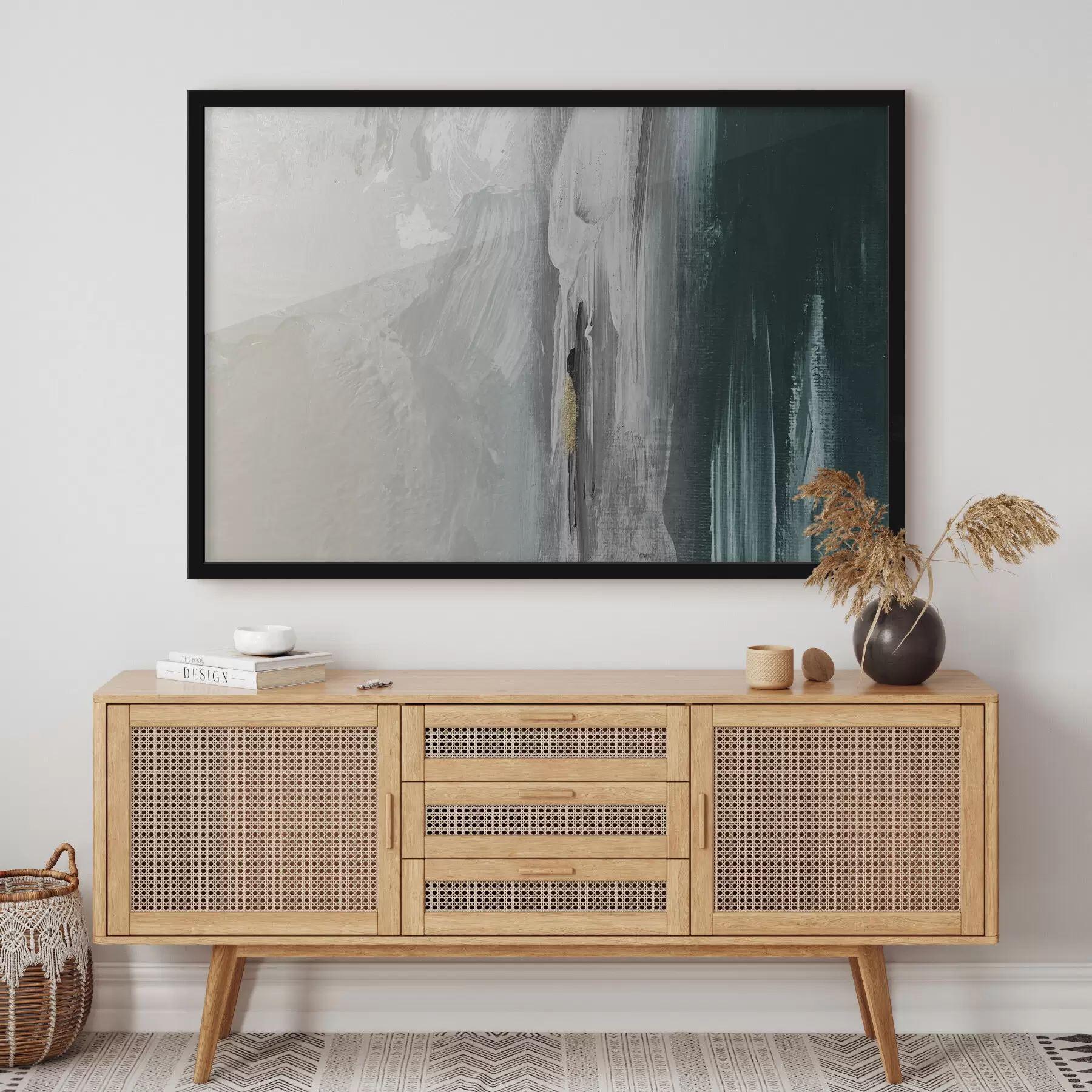 murales de pared Trazos abstractos en tonos relajantes f37158