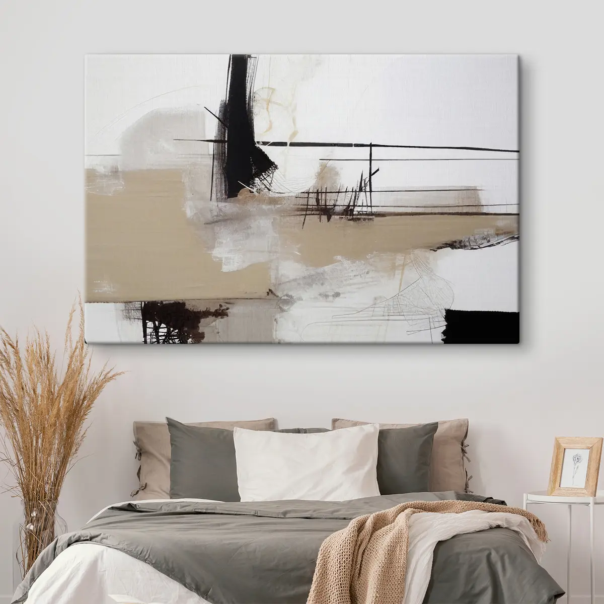 murales de pared Formas abstractas en tonos neutros s37067