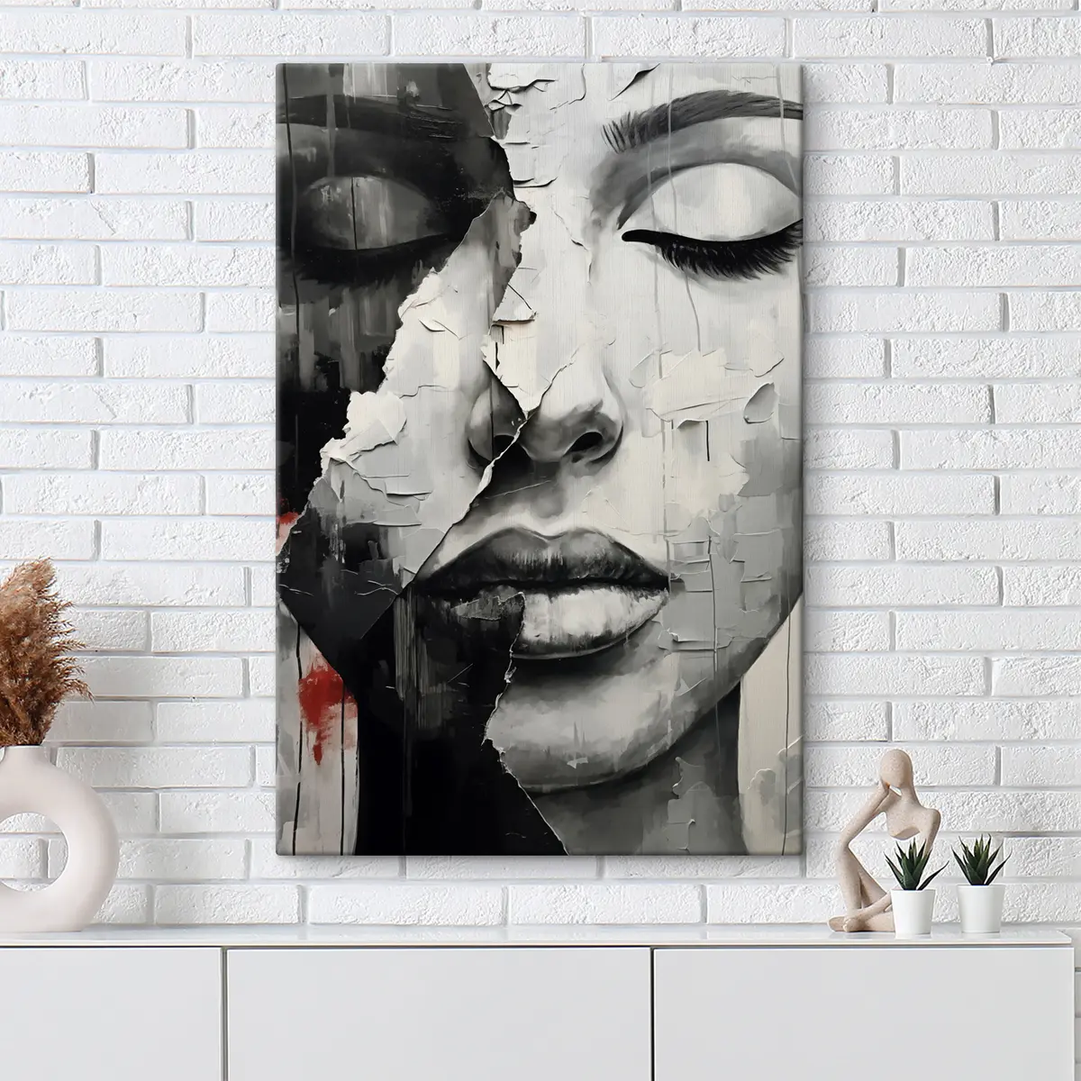 murales de pared Dualidad de emoción y expresión s37068