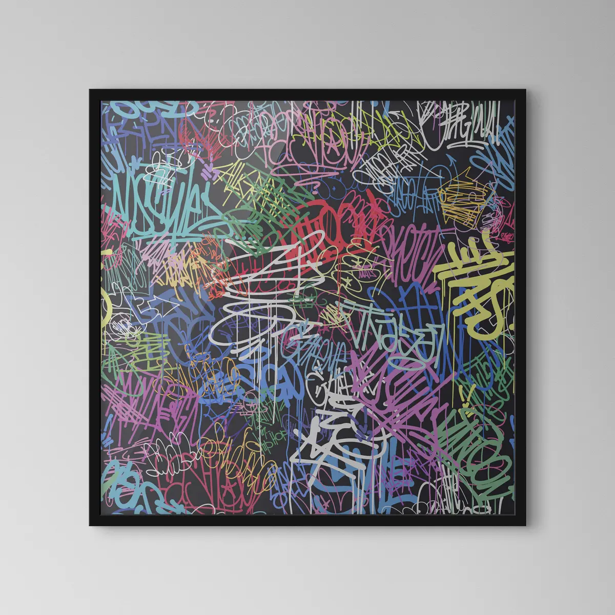 Poster Vibrante despliegue de expresión artística f37150